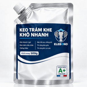 Keo Trám Khe Chống Thấm Tự San Phẳng Khô Nhanh, Keo Bịt Khe Nứt Chống Dột Đàn Hồi Cao 500g DA01536