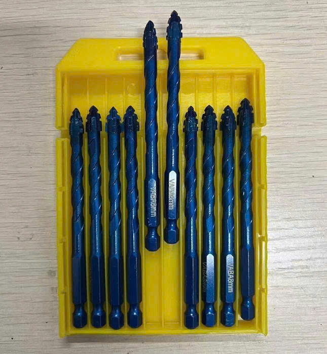 Mũi Khoan Gạch Men Đa Năng 4 Lưỡi Hợp Kim Chữ U – Khoan Gạch, Đá, Bê Tông, Kim Loại, Gỗ – Mũi Khoan Khô Cao Cấp X66-DA01499 - Ảnh 8