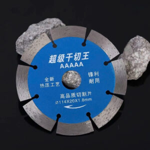 Đĩa cắt kim cương khô dạng phân đoạn, lưỡi cắt rộng – chuyên cắt đá, bê tông và vật liệu xây dựng