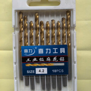 Bộ mũi khoan xoắn HSS phủ titan màu vàng công nghiệp đủ size